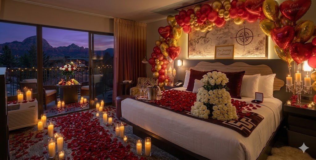 Premium Balloon and Candle Staging